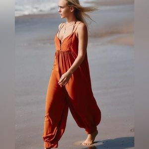 By Anthropologie Lounge Around Jumpsuit